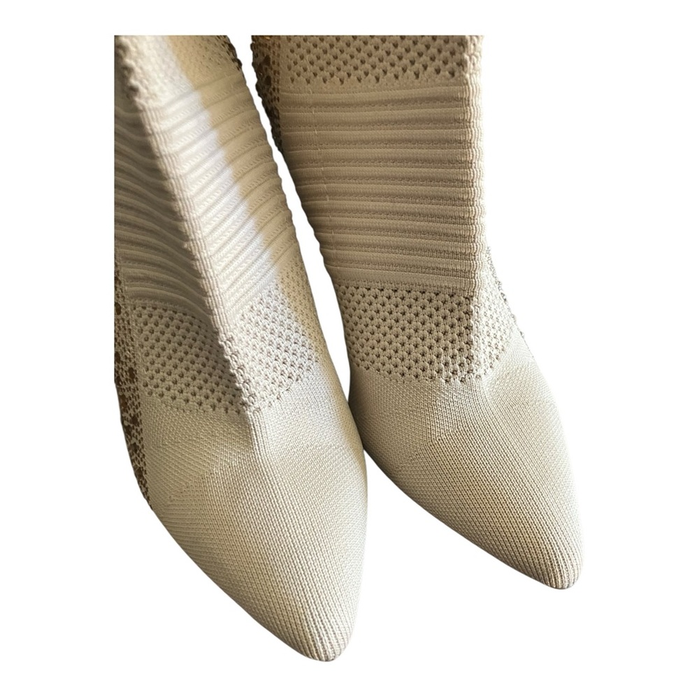 Bebe Joselyn Ultra High Rhinestone Boots 7 - Picture 4 of 5